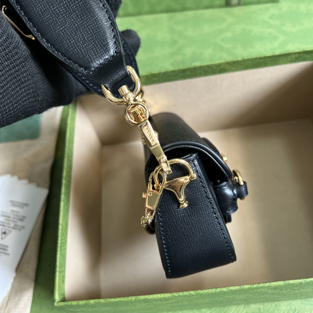 Gucci Horsebit 1955 Strap Wallet(12-9-4cm) - EUR FASHION