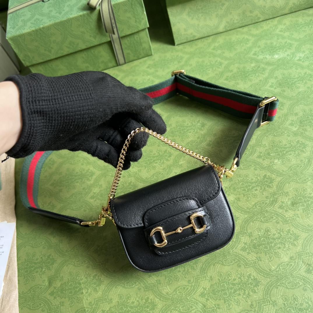 Gucci Horsebit 1955 Strap Wallet(12-9-4cm) - EUR FASHION