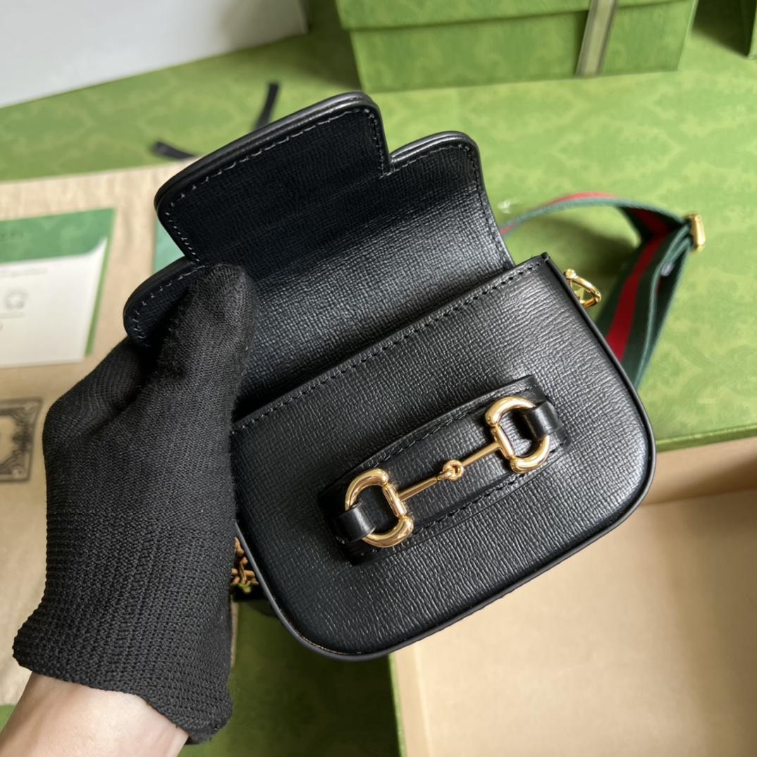 Gucci Horsebit 1955 Strap Wallet(12-9-4cm) - EUR FASHION