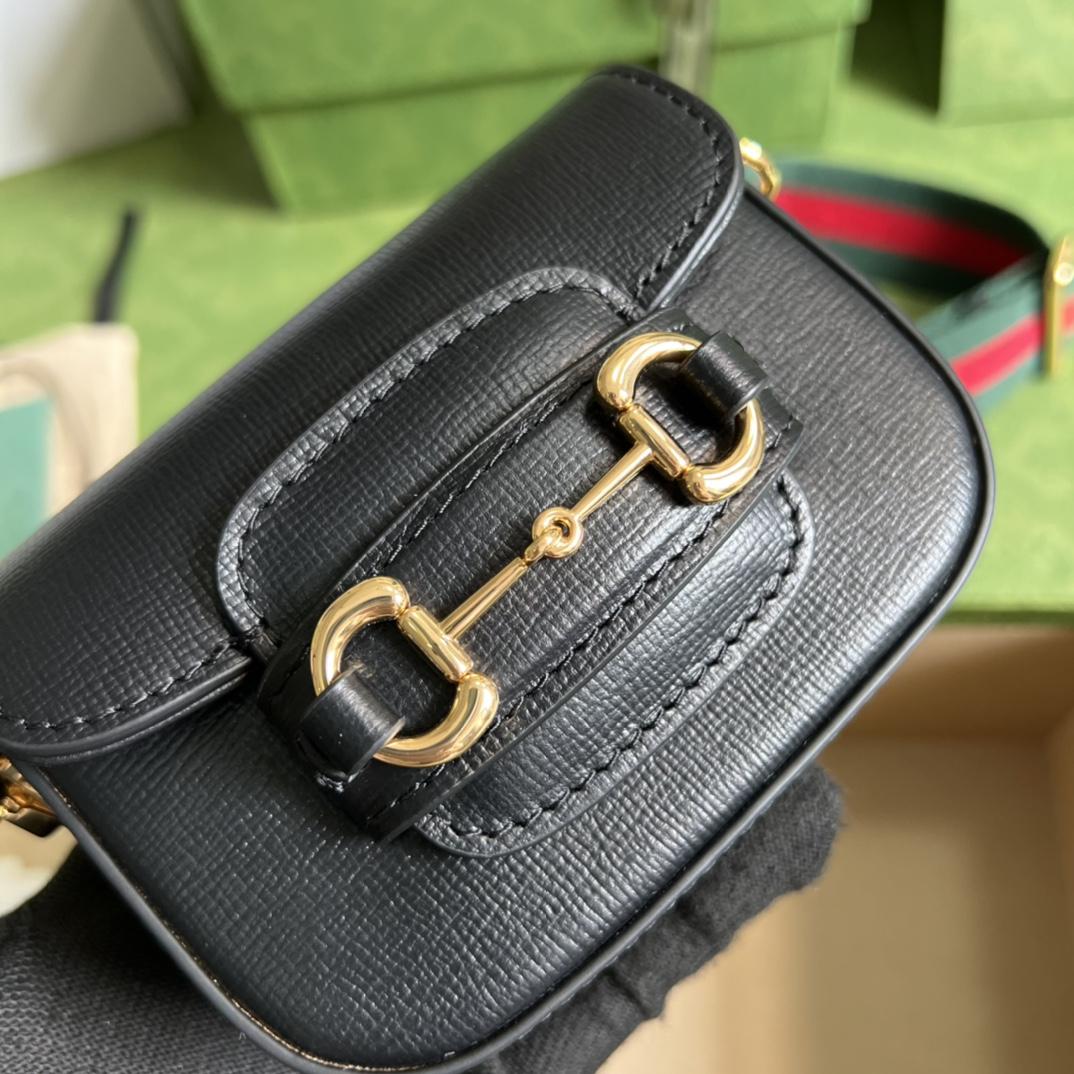 Gucci Horsebit 1955 Strap Wallet(12-9-4cm) - EUR FASHION