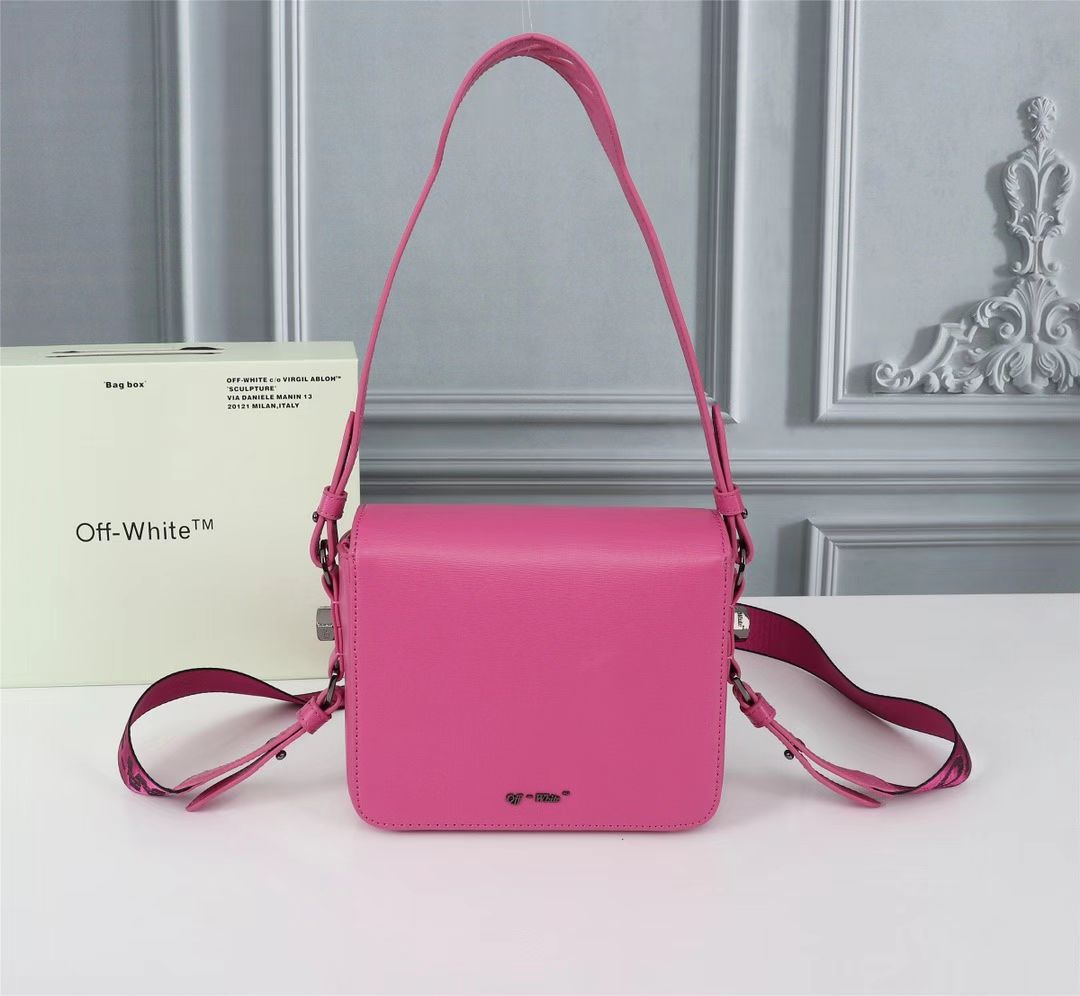 Off white Women’s Cowhide Twill Single Shoulder Messenger Bag Sling Bag - EUR FASHION