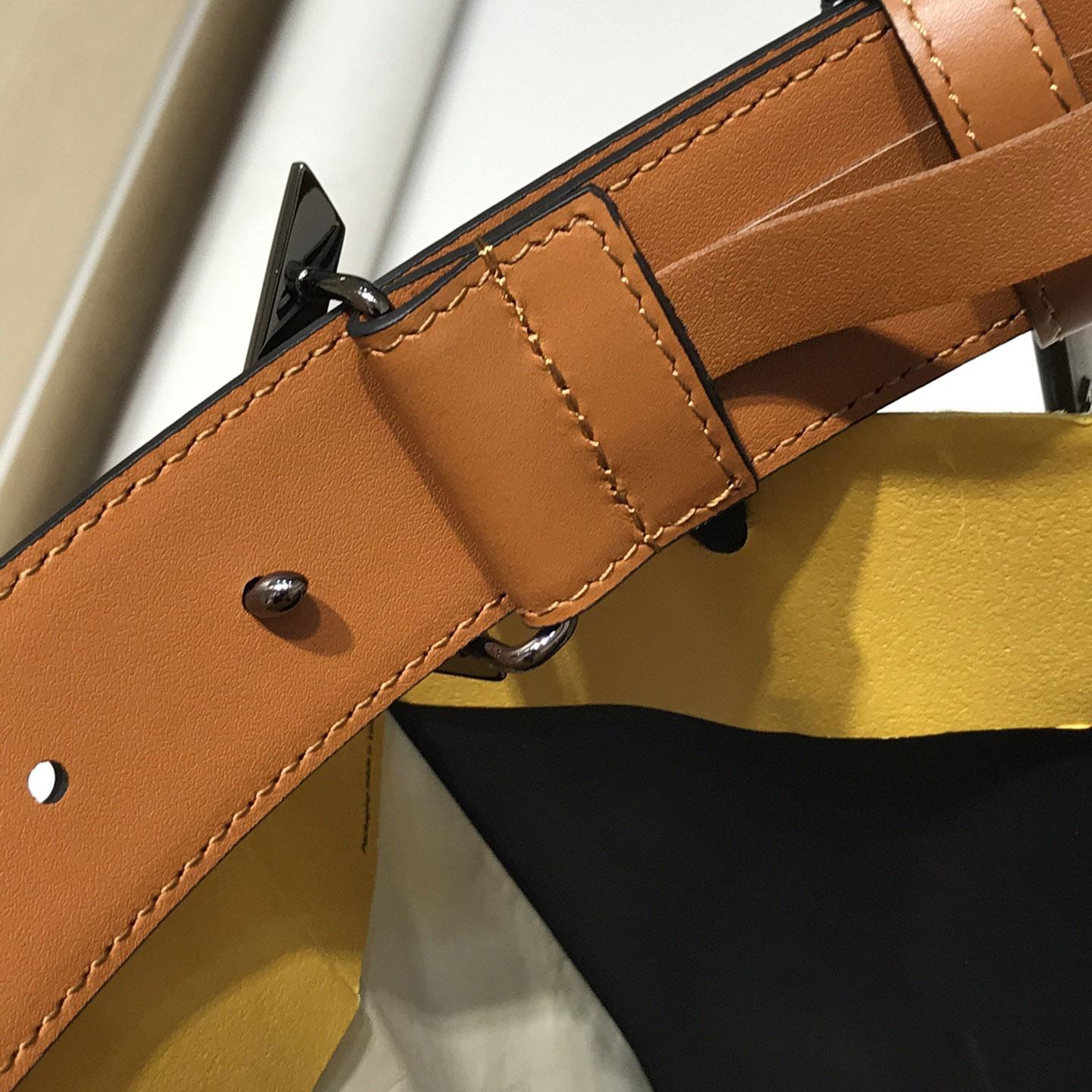Fendi Brown Leather Belt - EUR FASHION
