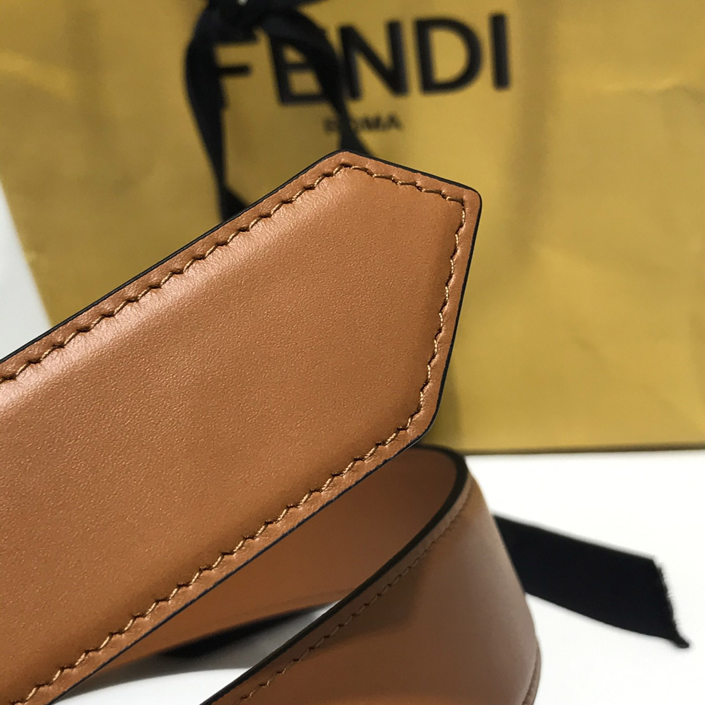 Fendi Brown Leather Belt - EUR FASHION