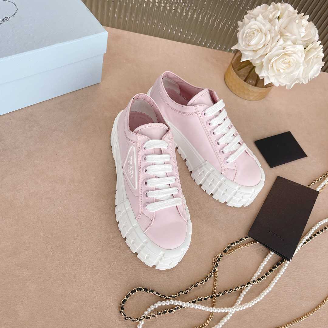 Prada Double Wheel Nylon Gabardine Sneakers - EUR FASHION