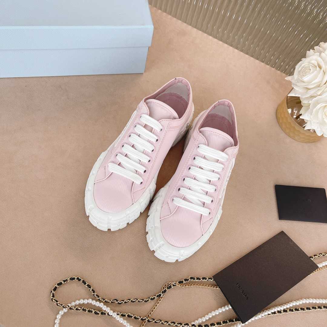 Prada Double Wheel Nylon Gabardine Sneakers - EUR FASHION
