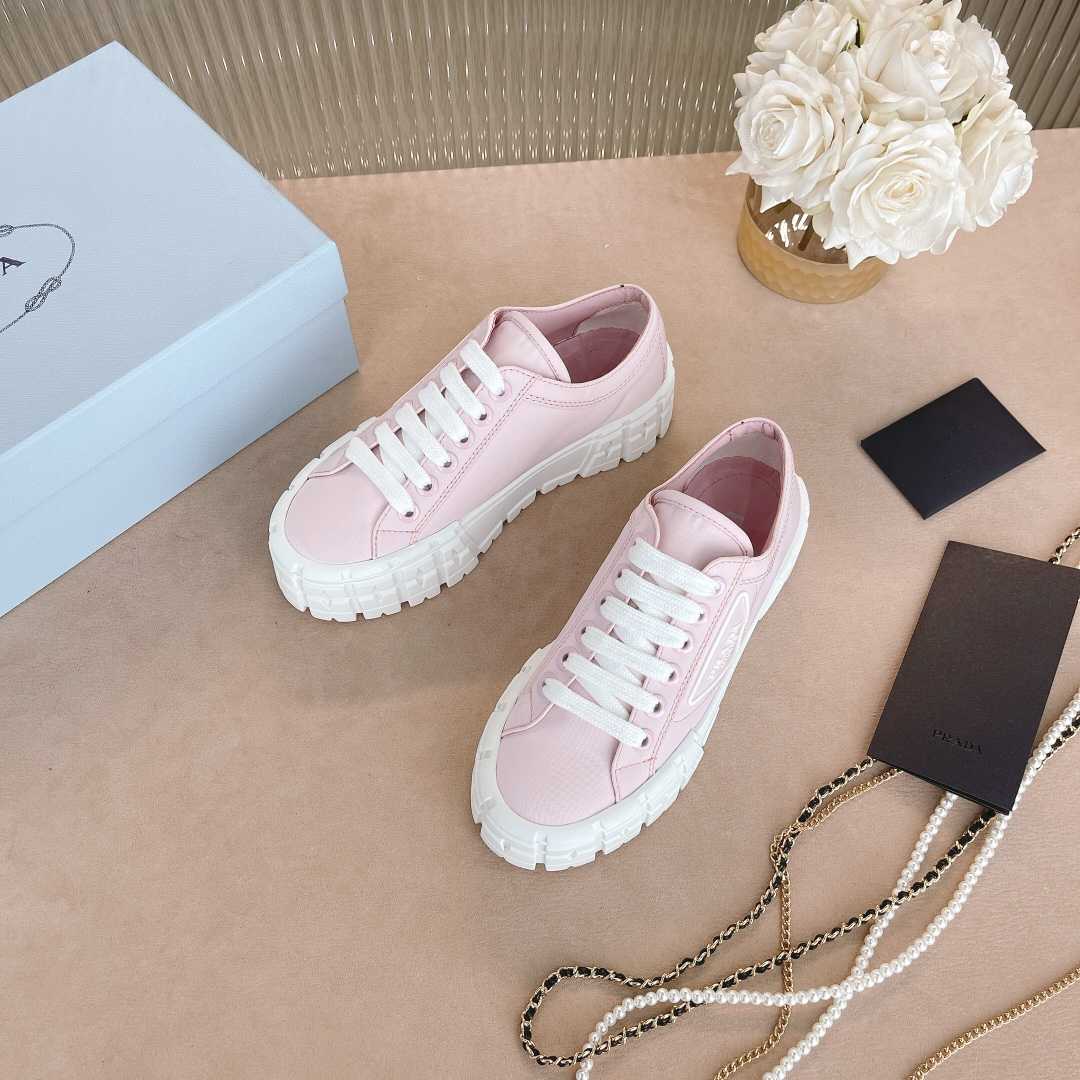 Prada Double Wheel Nylon Gabardine Sneakers - EUR FASHION