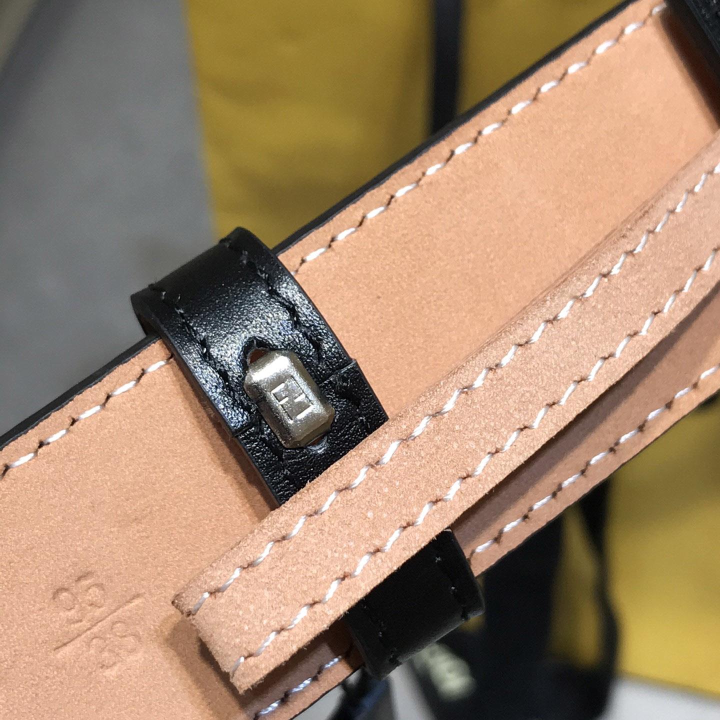 Fendi Black Leather Belt - EUR FASHION