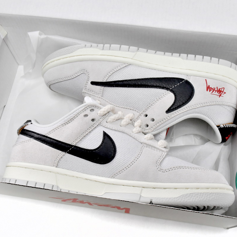 Stussy x Nike SB Dunk Low Sneakers   DD9776-068 - EUR FASHION