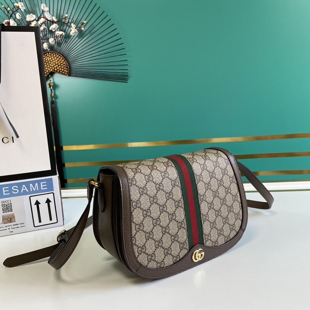 Gucci Ophidia GG Small Shoulder Bag(25-18-9cm)    - EUR FASHION