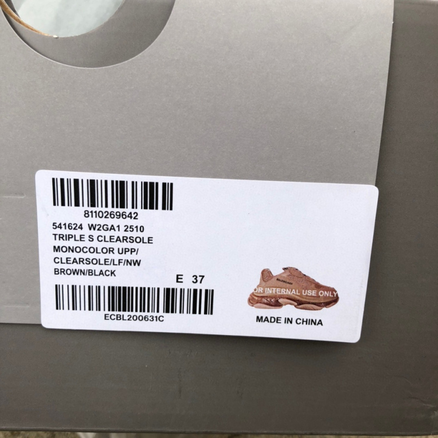 Balenciaga Triple S Clear Sole Sneaker - EUR FASHION