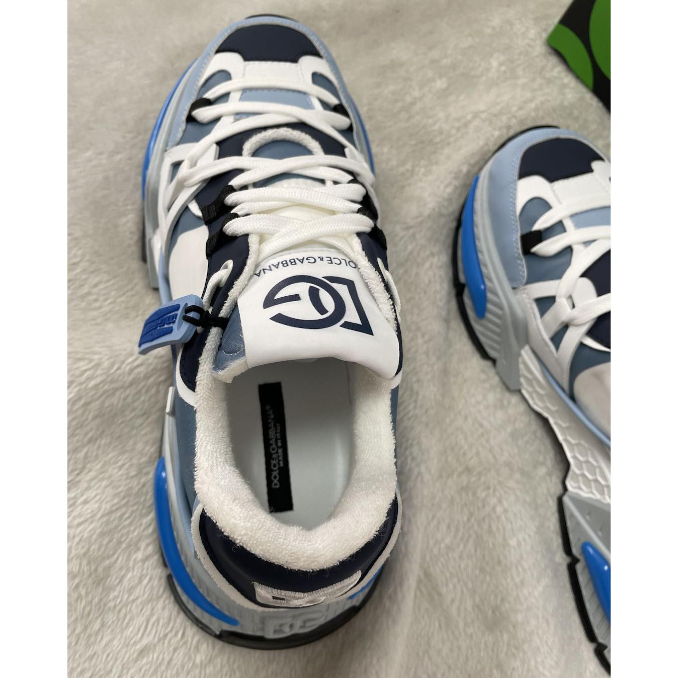 Dolce & Gabbana Mixed-Material Airmaster Sneakers - EUR FASHION