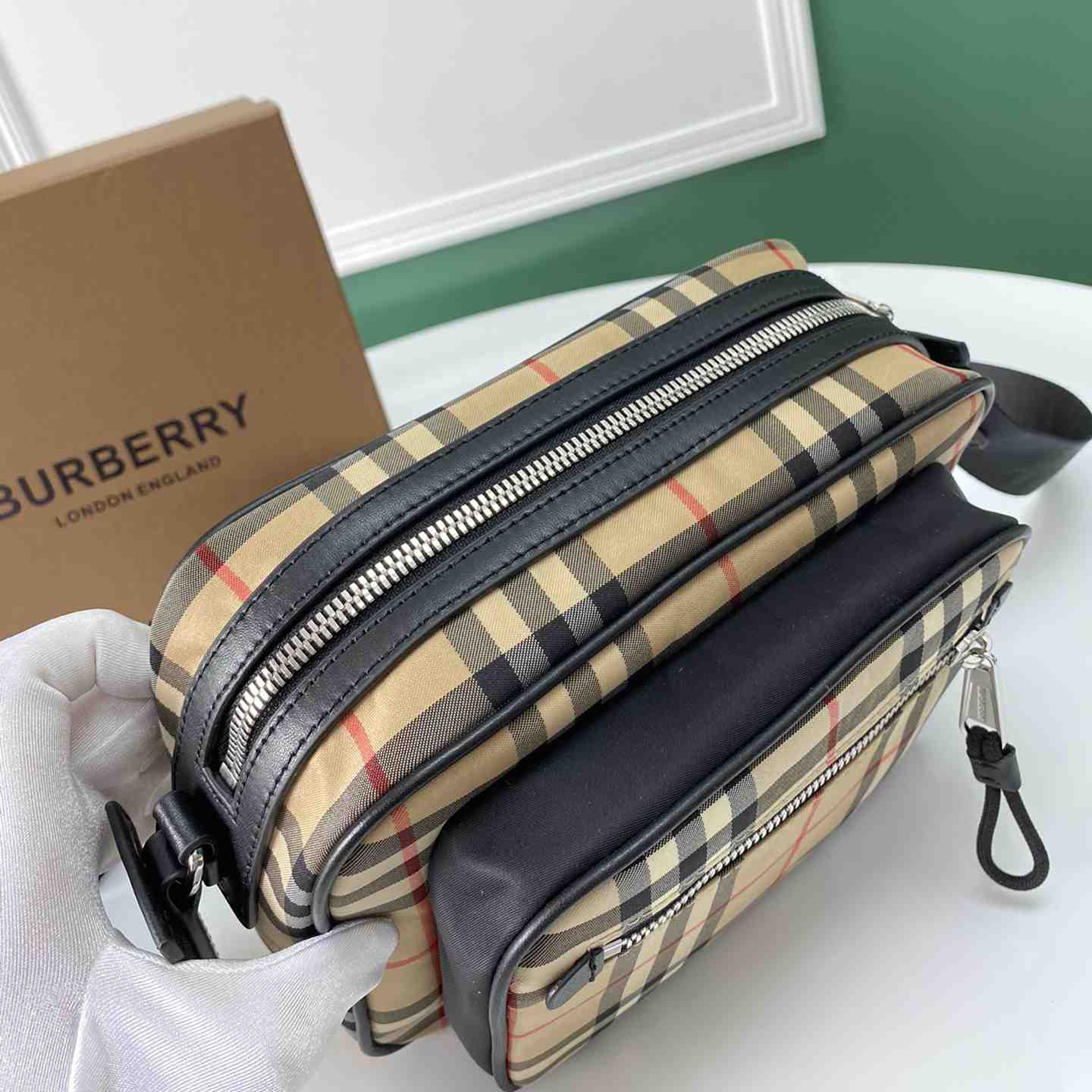 Burberry Vintage Check Shoulder Bag(22.5-8.2-14.5cm) - EUR FASHION