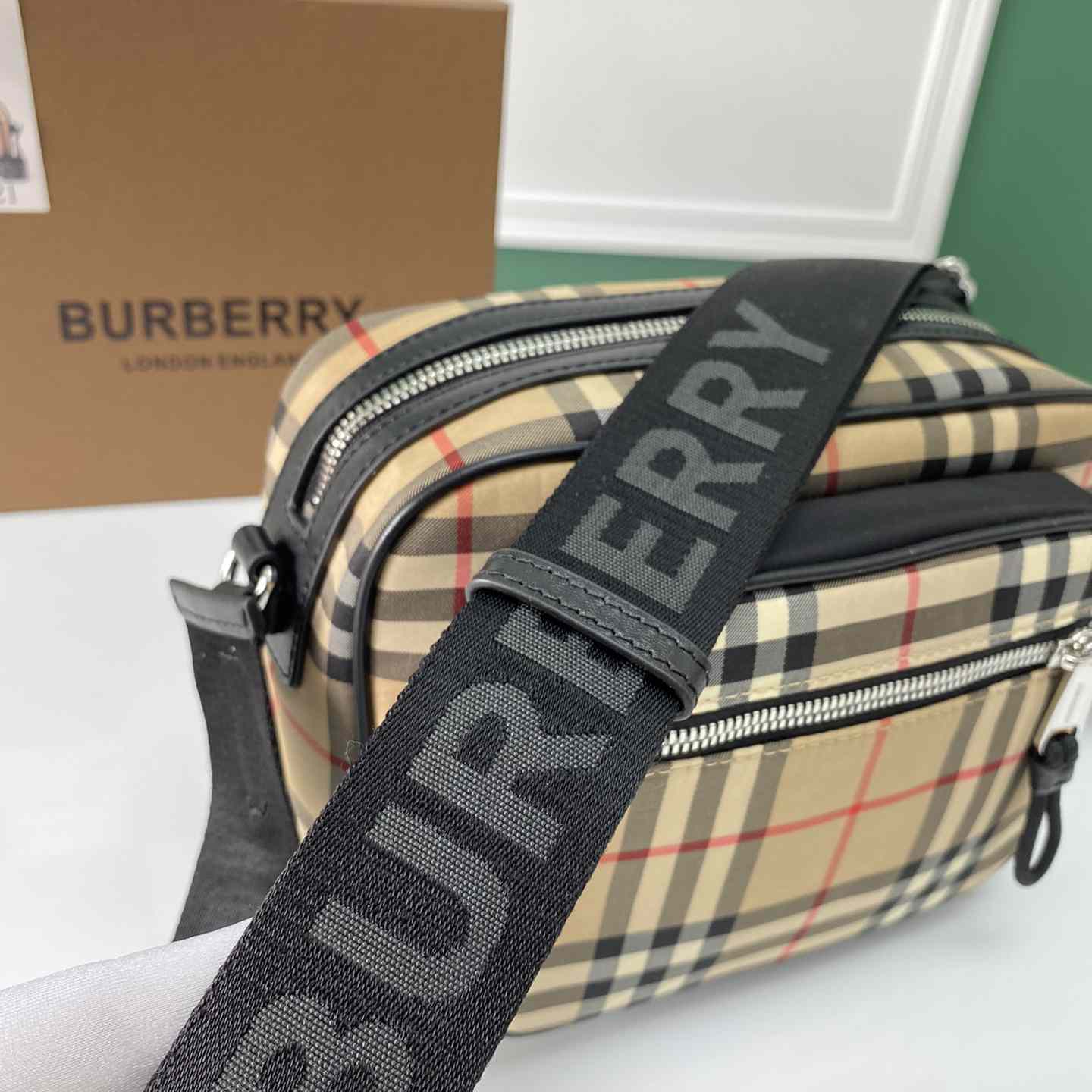Burberry Vintage Check Shoulder Bag(22.5-8.2-14.5cm) - EUR FASHION