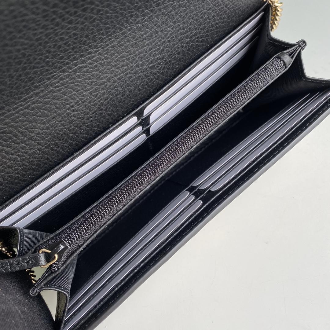 Gucci GG Marmont Chain Wallet(19-10-3.5CM)    - EUR FASHION