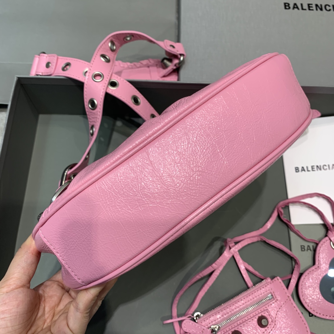 Balenciaga Women's Le Cagole XS Shoulder Bag In Pink(26-12-6cm) - EUR FASHION
