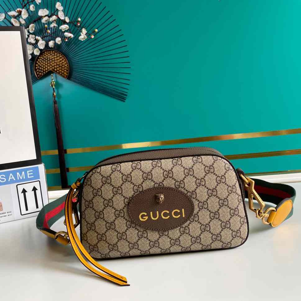 Gucci Neo Vintage GG Supreme Messenger Bag(24-15-7.6cm)   - EUR FASHION