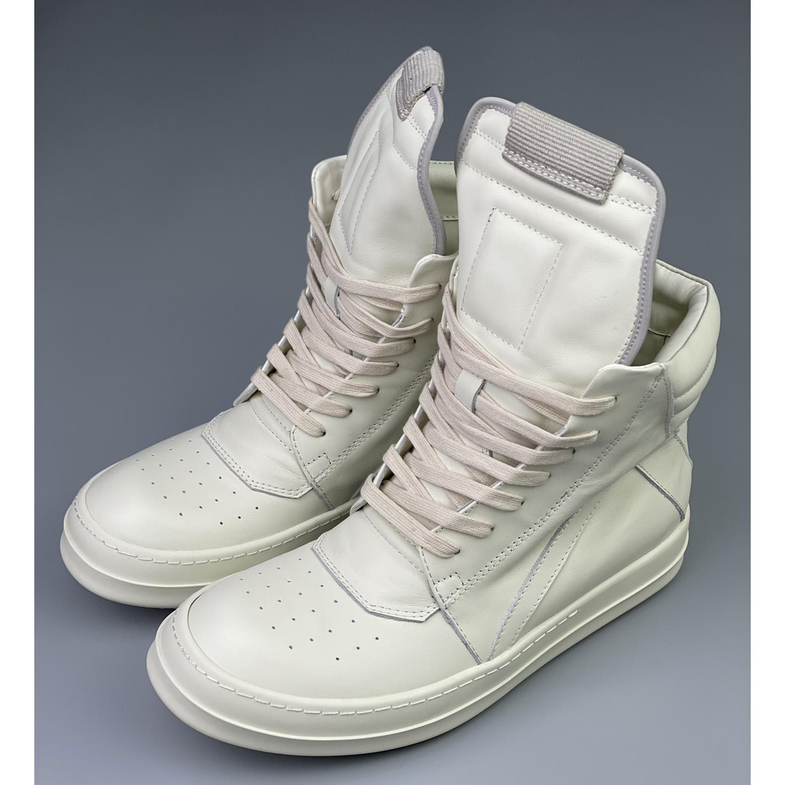 Rick Owens Geobasket High Top Sneakers - EUR FASHION