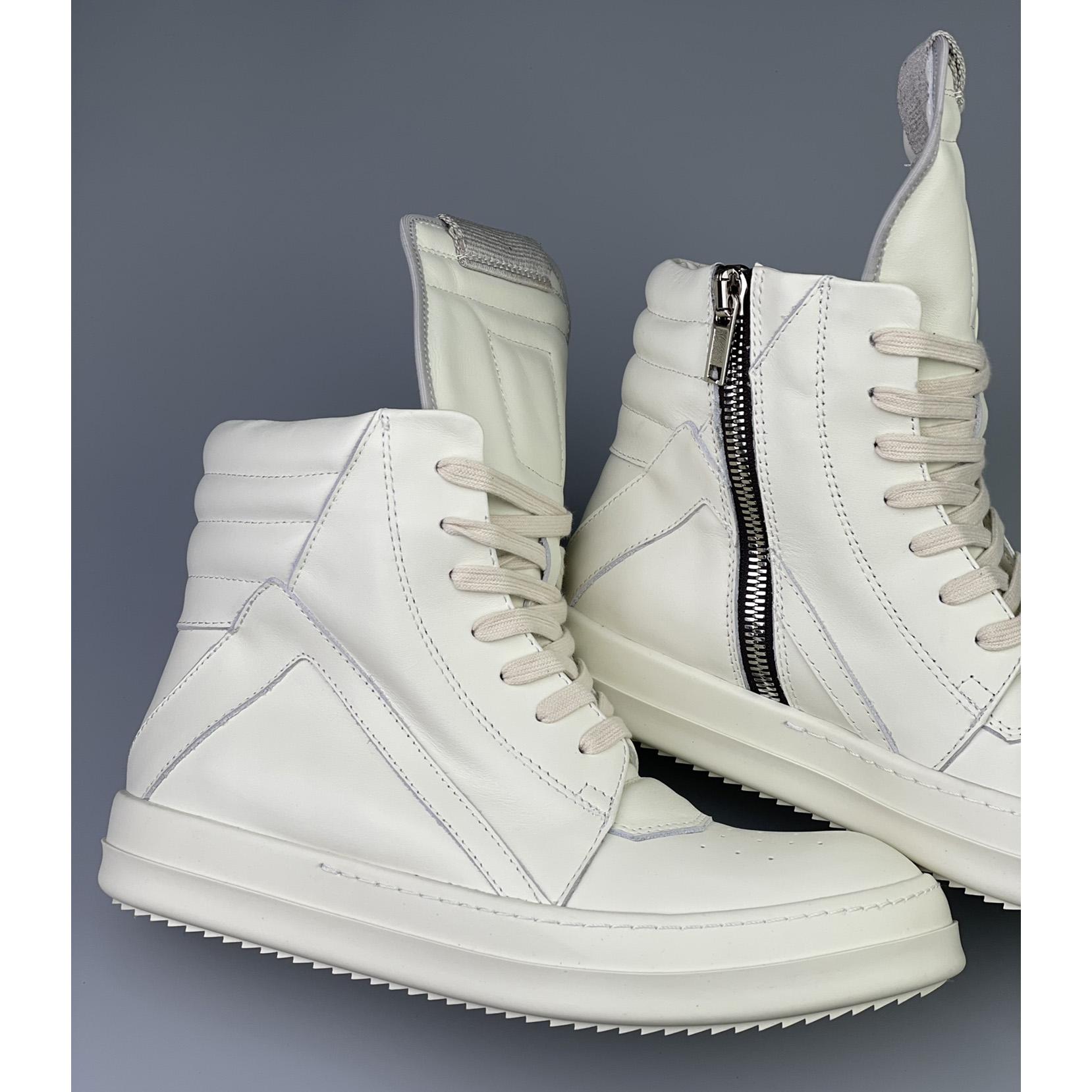 Rick Owens Geobasket High Top Sneakers - EUR FASHION