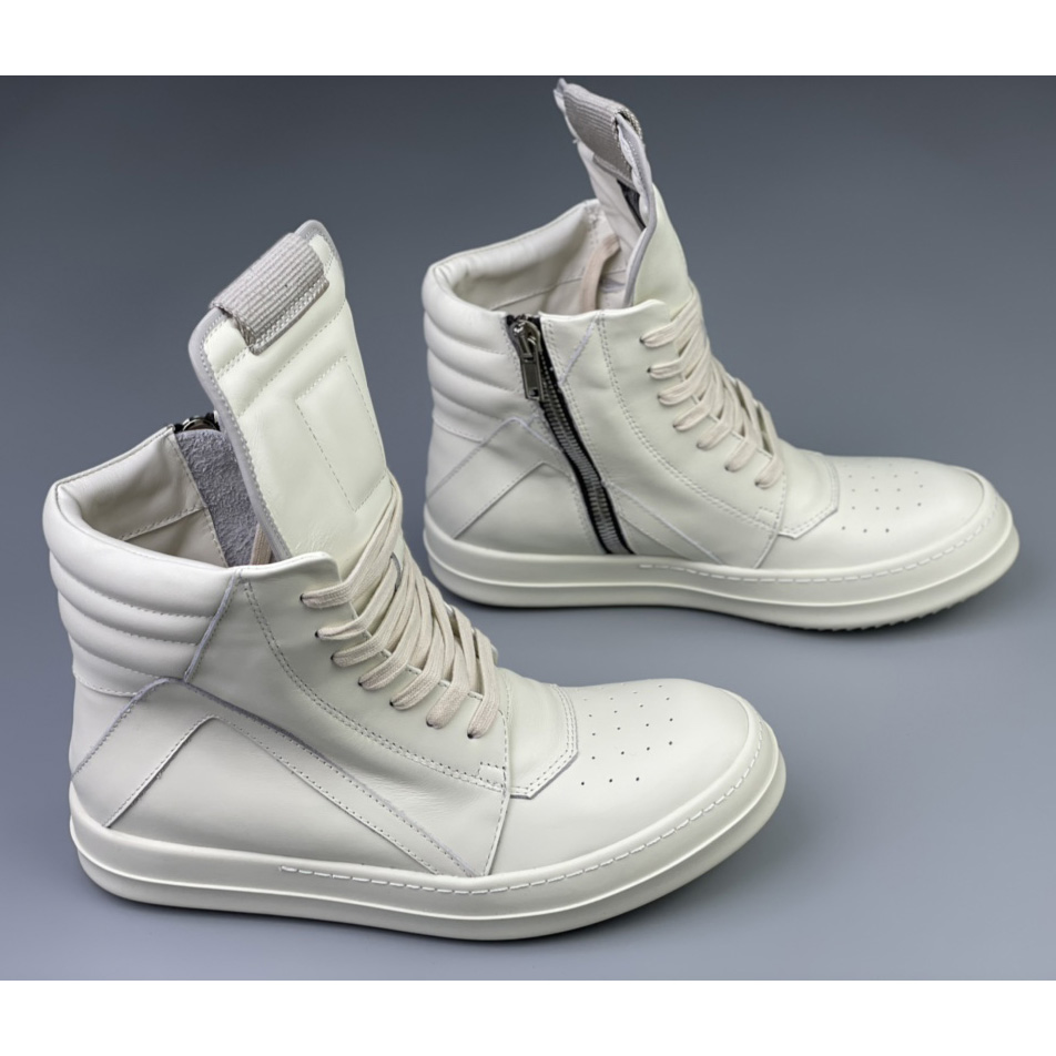 Rick Owens Geobasket High Top Sneakers - EUR FASHION