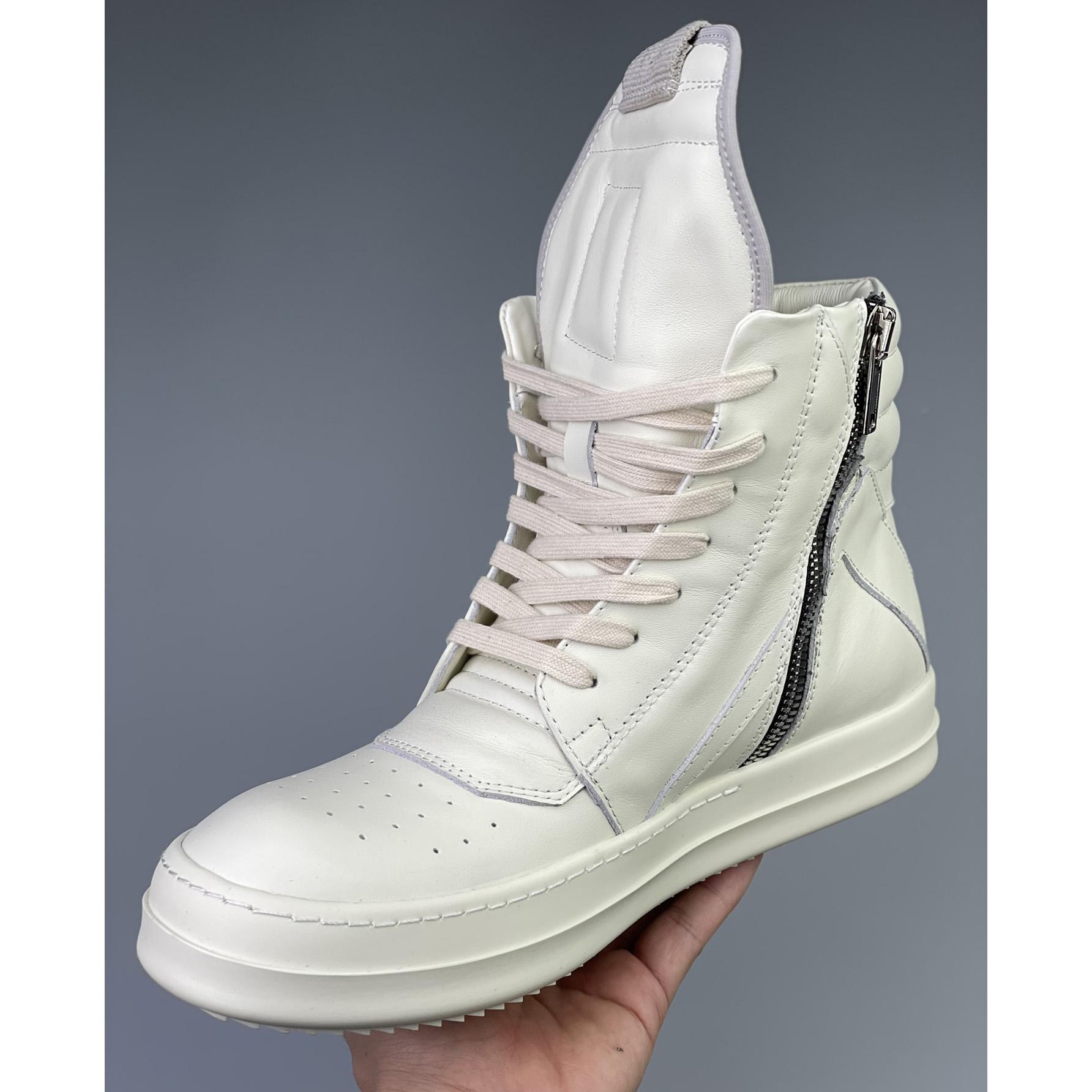 Rick Owens Geobasket High Top Sneakers - EUR FASHION