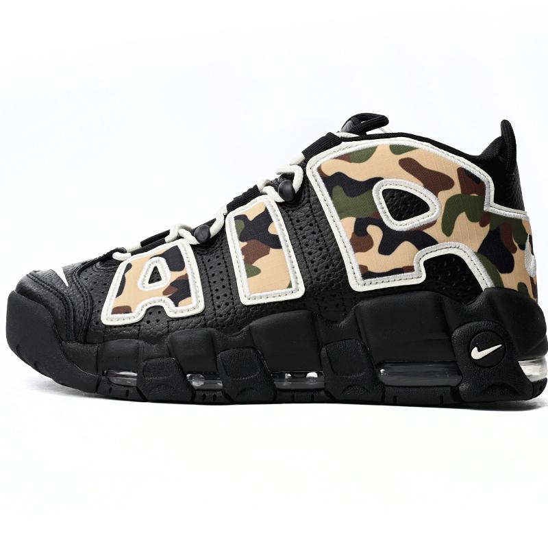 Nike Air More Uptempo Camouflage Colour Sneaker     CJ6122-001 - EUR FASHION
