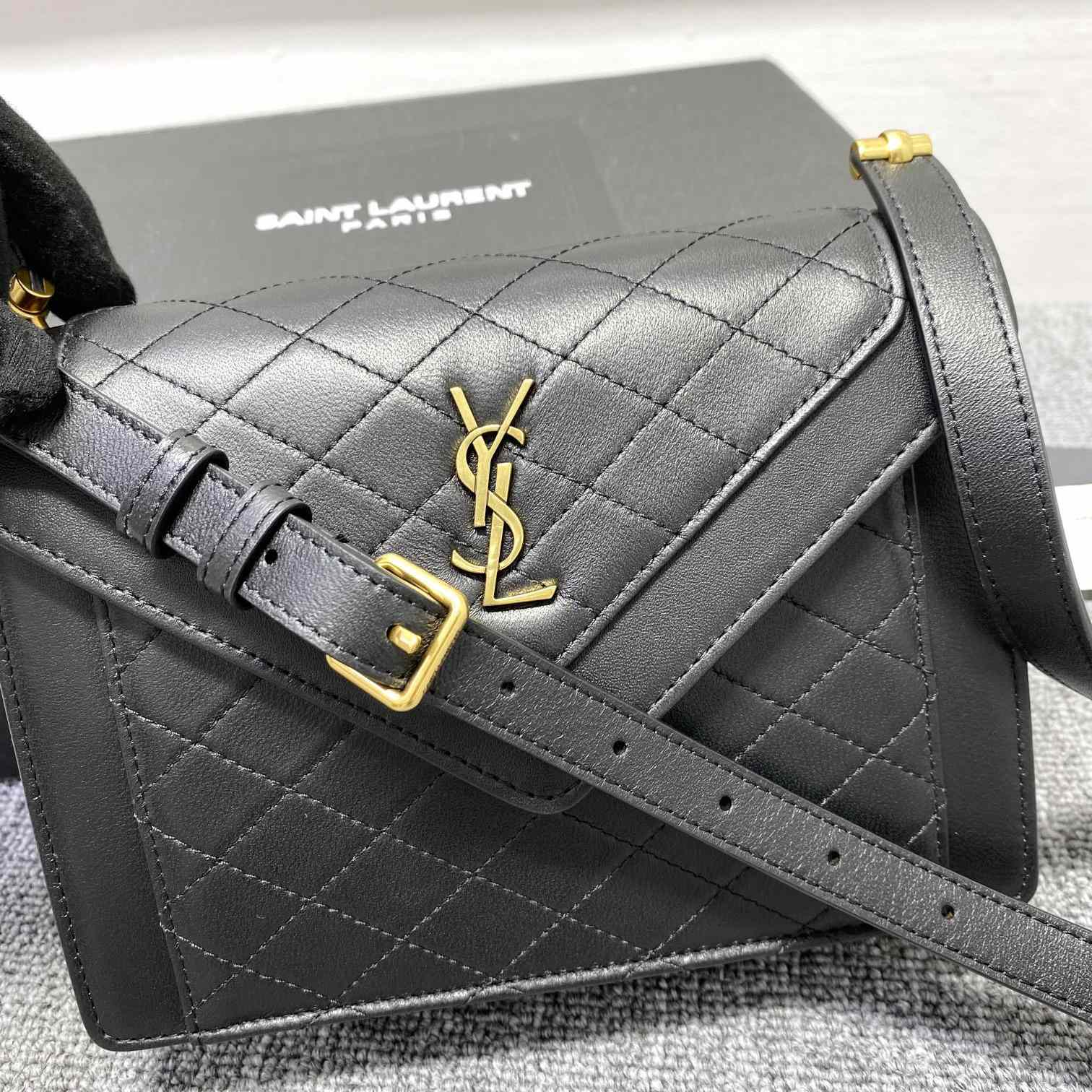 Saint Laurent Gaby Mini Satchel In Quilted Lambskin - EUR FASHION
