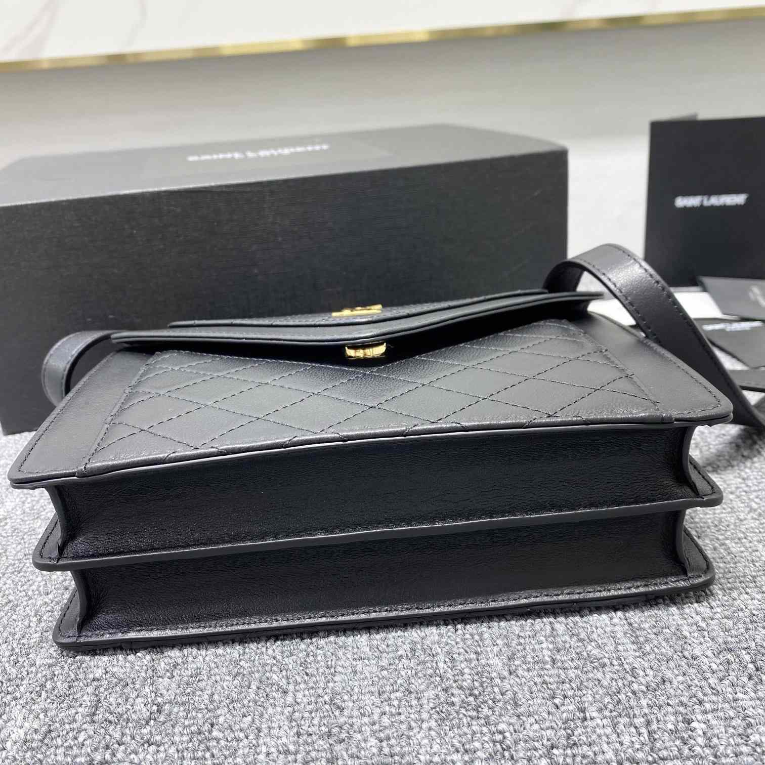 Saint Laurent Gaby Mini Satchel In Quilted Lambskin - EUR FASHION