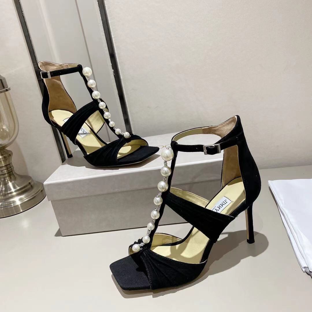 Jimmy Choo Women's Aura Sandals - EUR FASHION