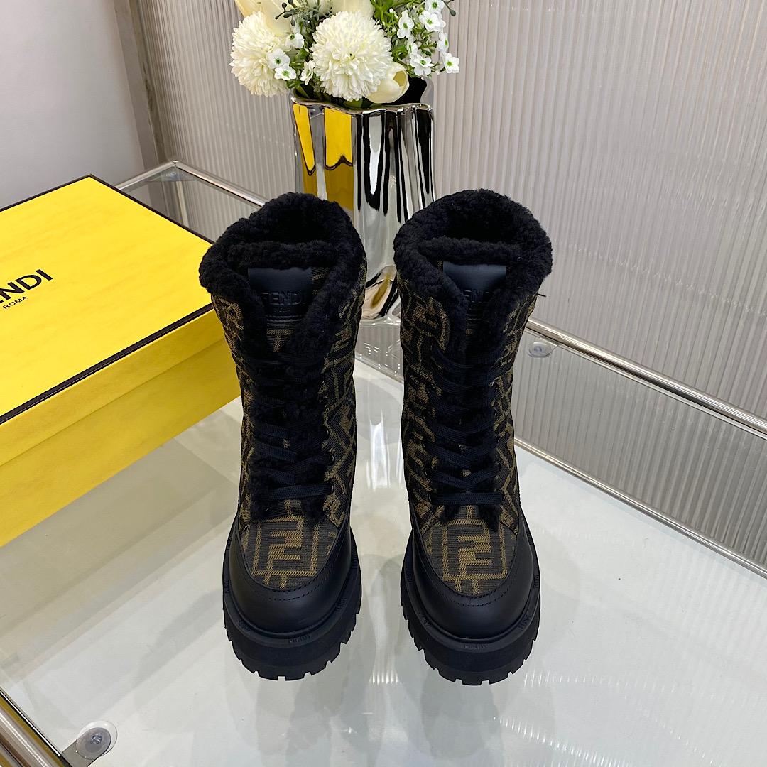 Fendi Signature Biker Boots - EUR FASHION