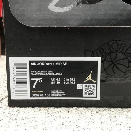 Air Jordan 1 Mid “University Blue” Sneaker    DX9276-100 - EUR FASHION