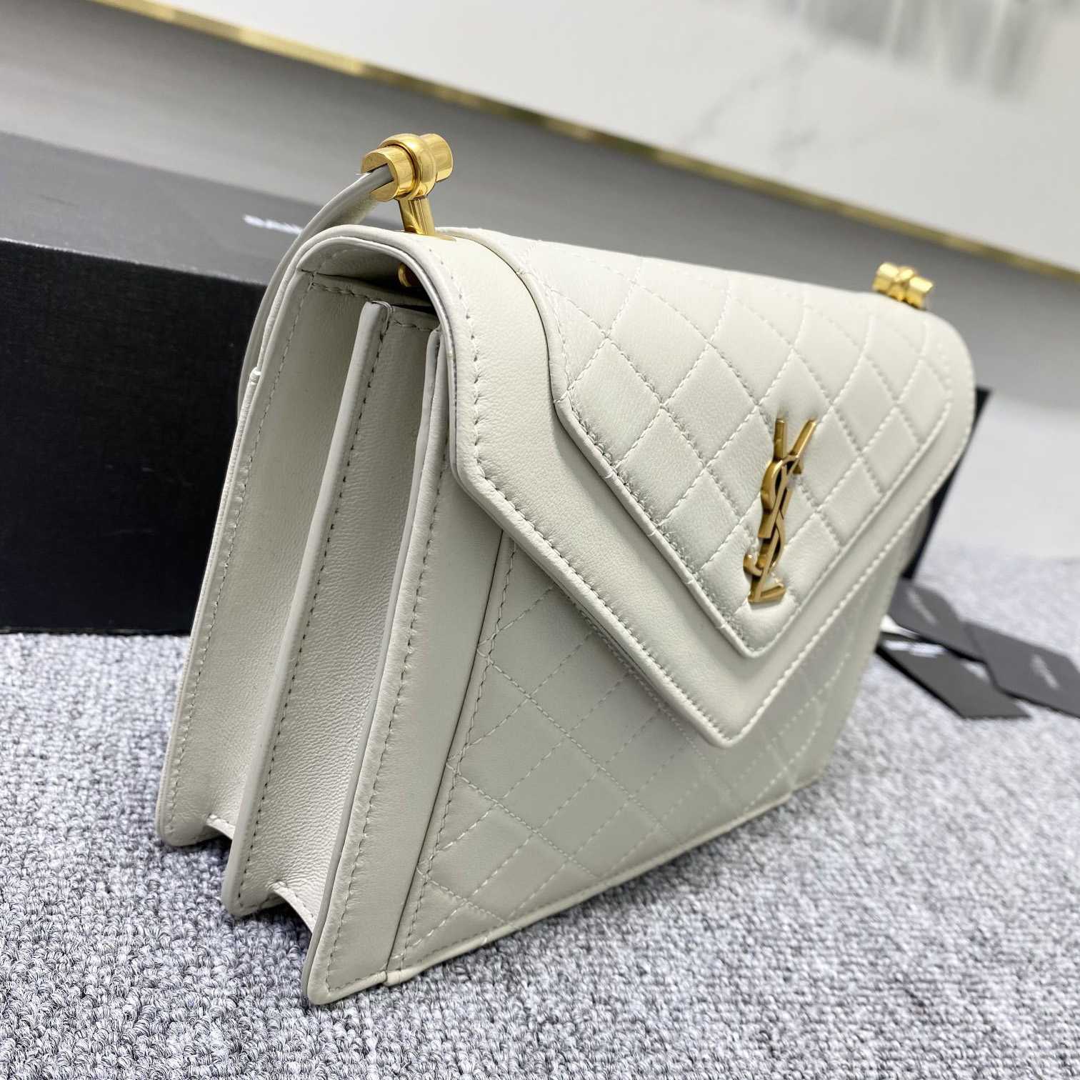 Saint Laurent Gaby Mini Satchel In Quilted Lambskin - EUR FASHION