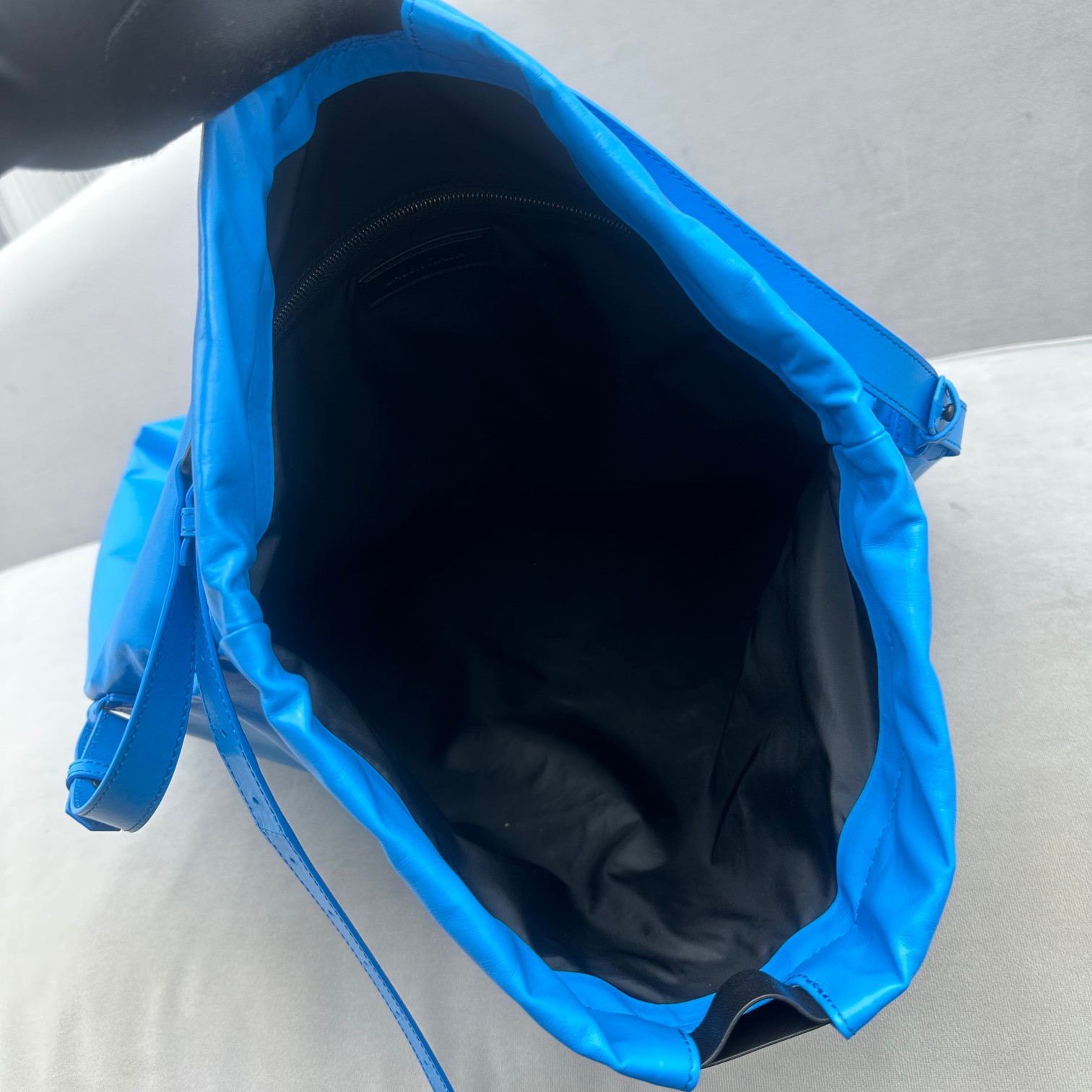 Balenciaga Trash Bag Large Pouch In Blue(37-40-52cm) - EUR FASHION