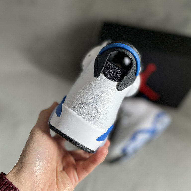 Air Jordan 6 Retro “Sport Blue” Sneaker     384664-107 - EUR FASHION