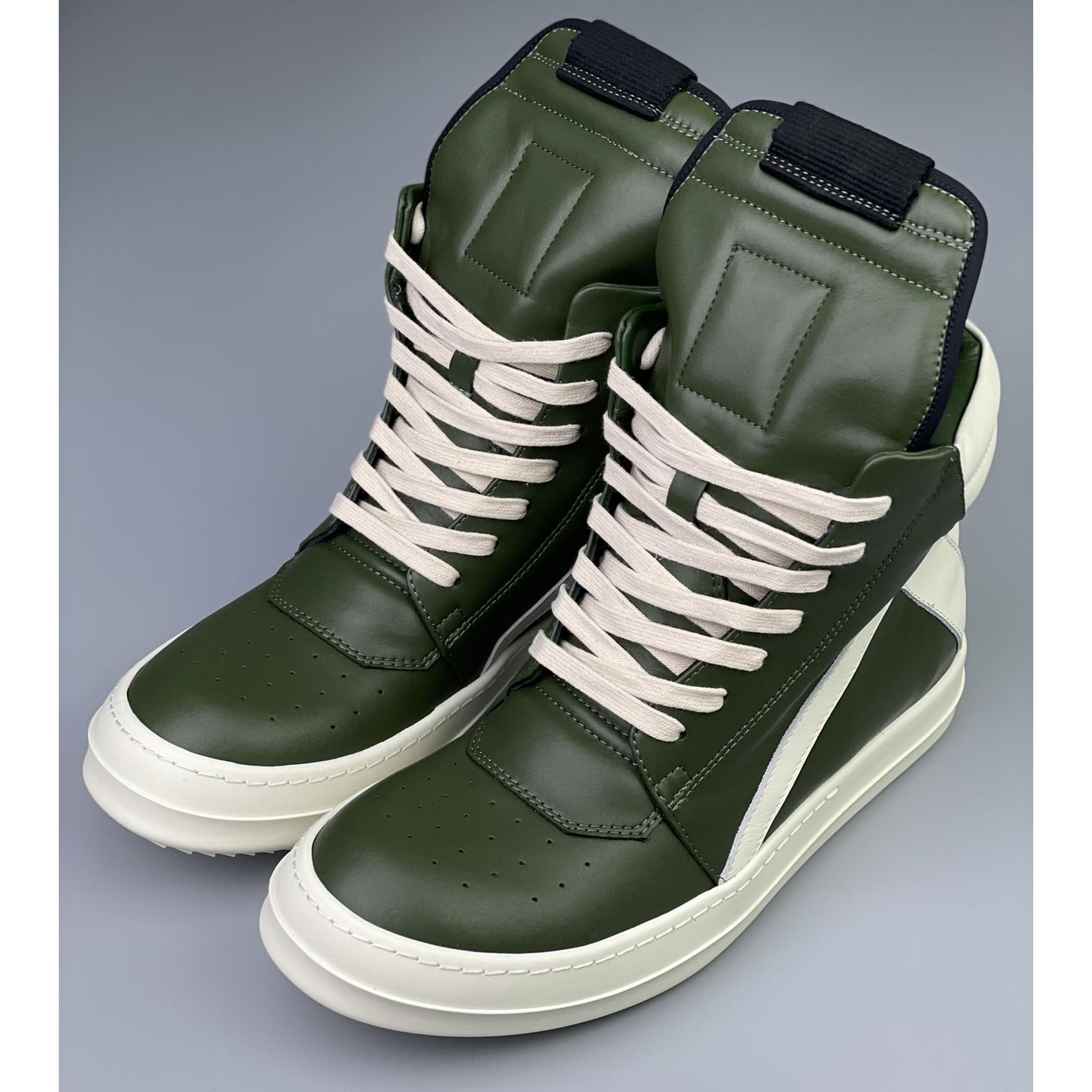 Rick Owens Geobasket High Top Sneakers - EUR FASHION