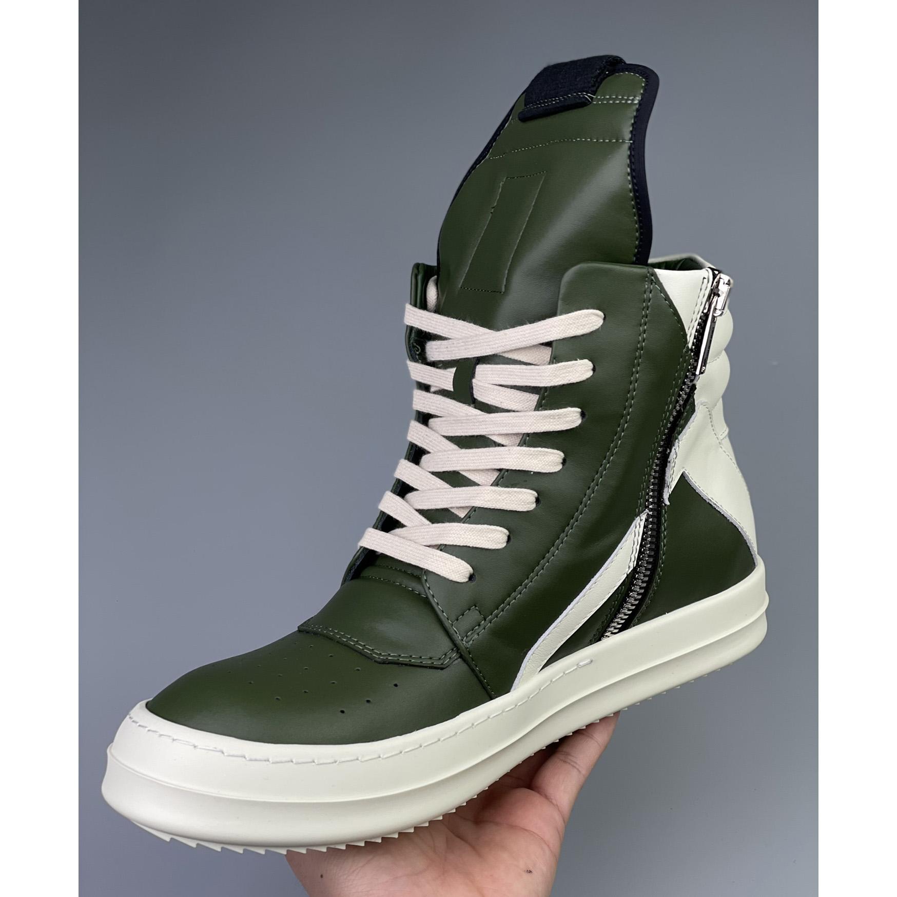 Rick Owens Geobasket High Top Sneakers - EUR FASHION