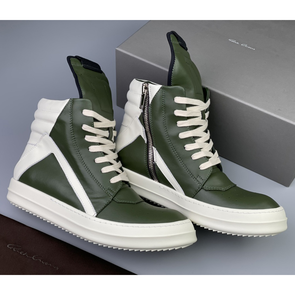 Rick Owens Geobasket High Top Sneakers - EUR FASHION