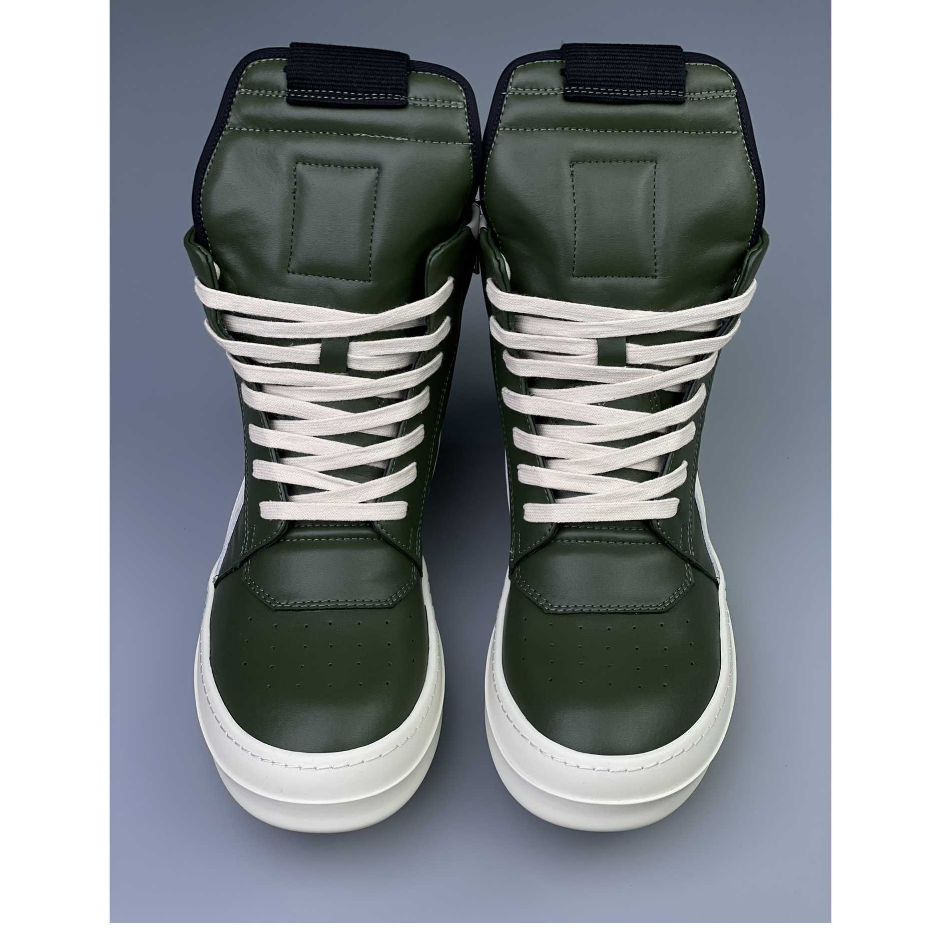 Rick Owens Geobasket High Top Sneakers - EUR FASHION