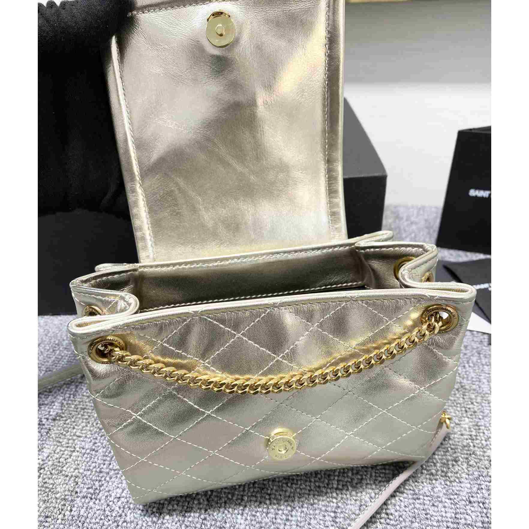 Saint Laurent Mini Nolita In Lambskin - EUR FASHION