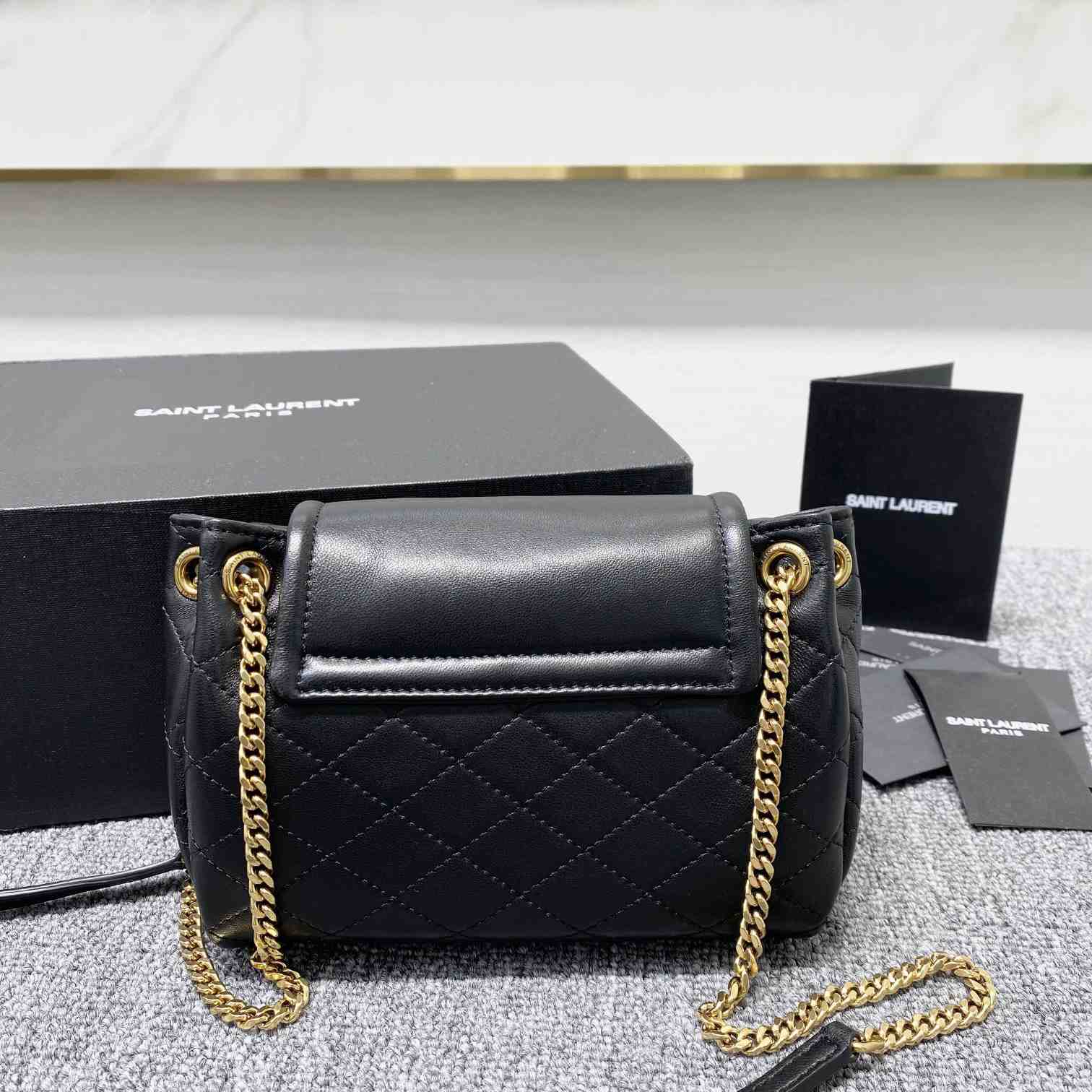 Saint Laurent Mini Nolita In Lambskin - EUR FASHION