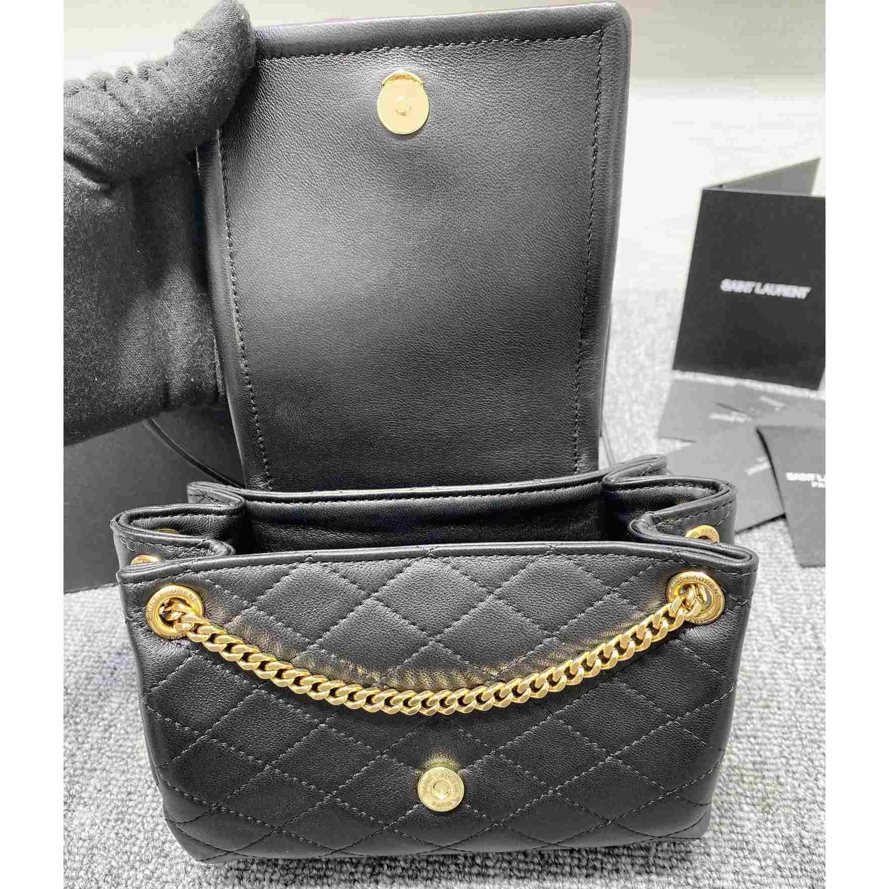 Saint Laurent Mini Nolita In Lambskin - EUR FASHION