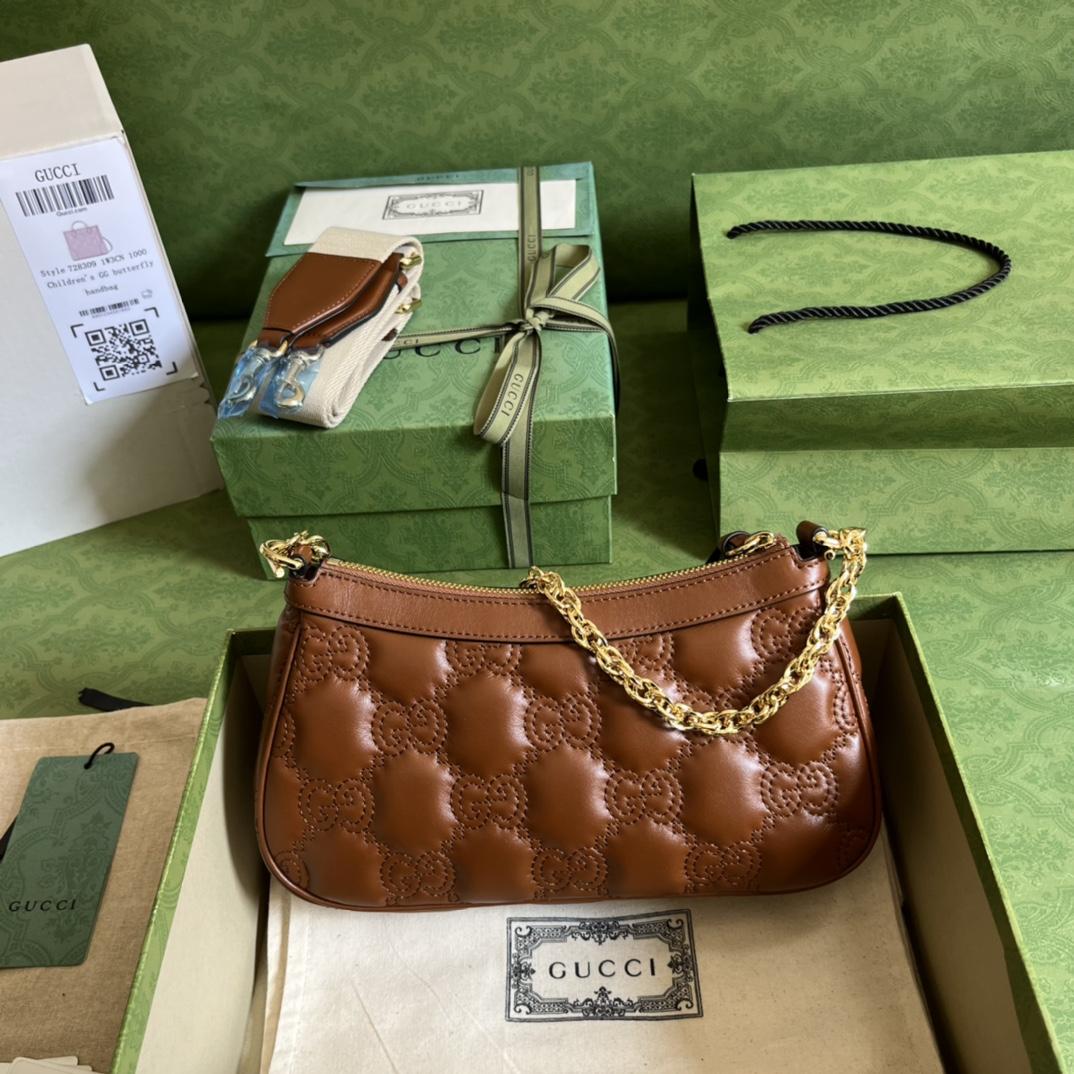 Gucci GG Matelassé Handbag(25-15-8cm) - EUR FASHION