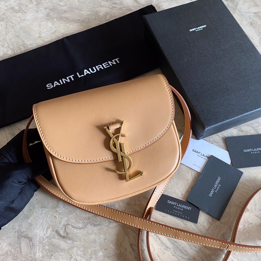 Saint Laurent Kaia Small Satchel In Smooth Vintage Leather - EUR FASHION
