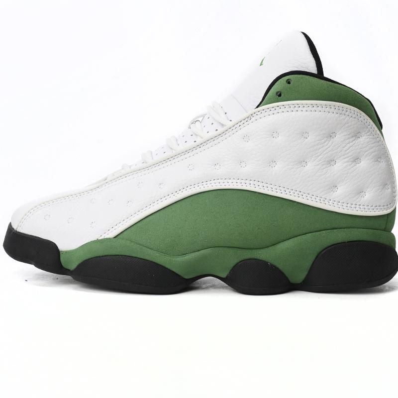 Air Jordan 13 Retro White Green Sneakers      DB6536-113 - EUR FASHION