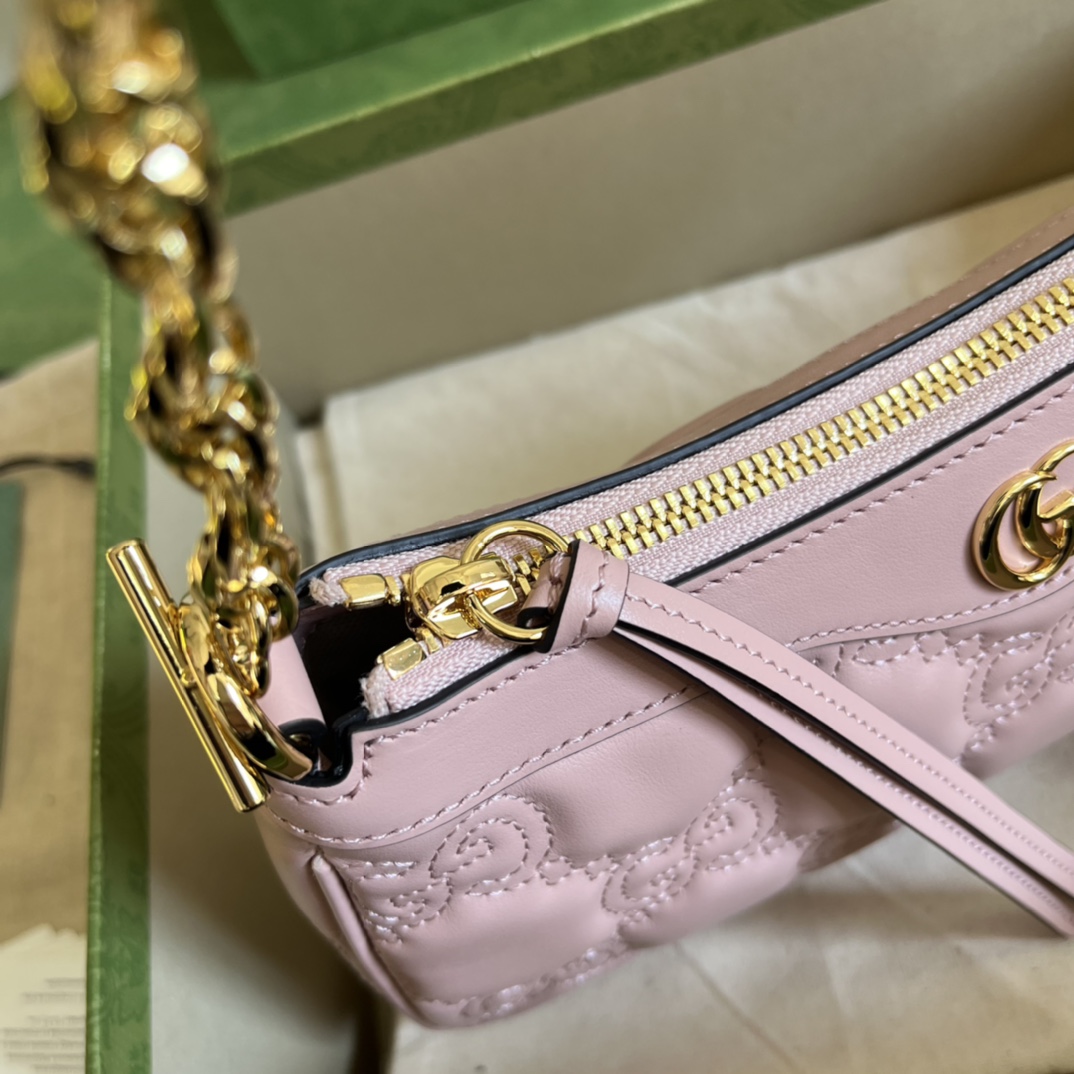 Gucci GG Matelassé Handbag(25-15-8cm) - EUR FASHION