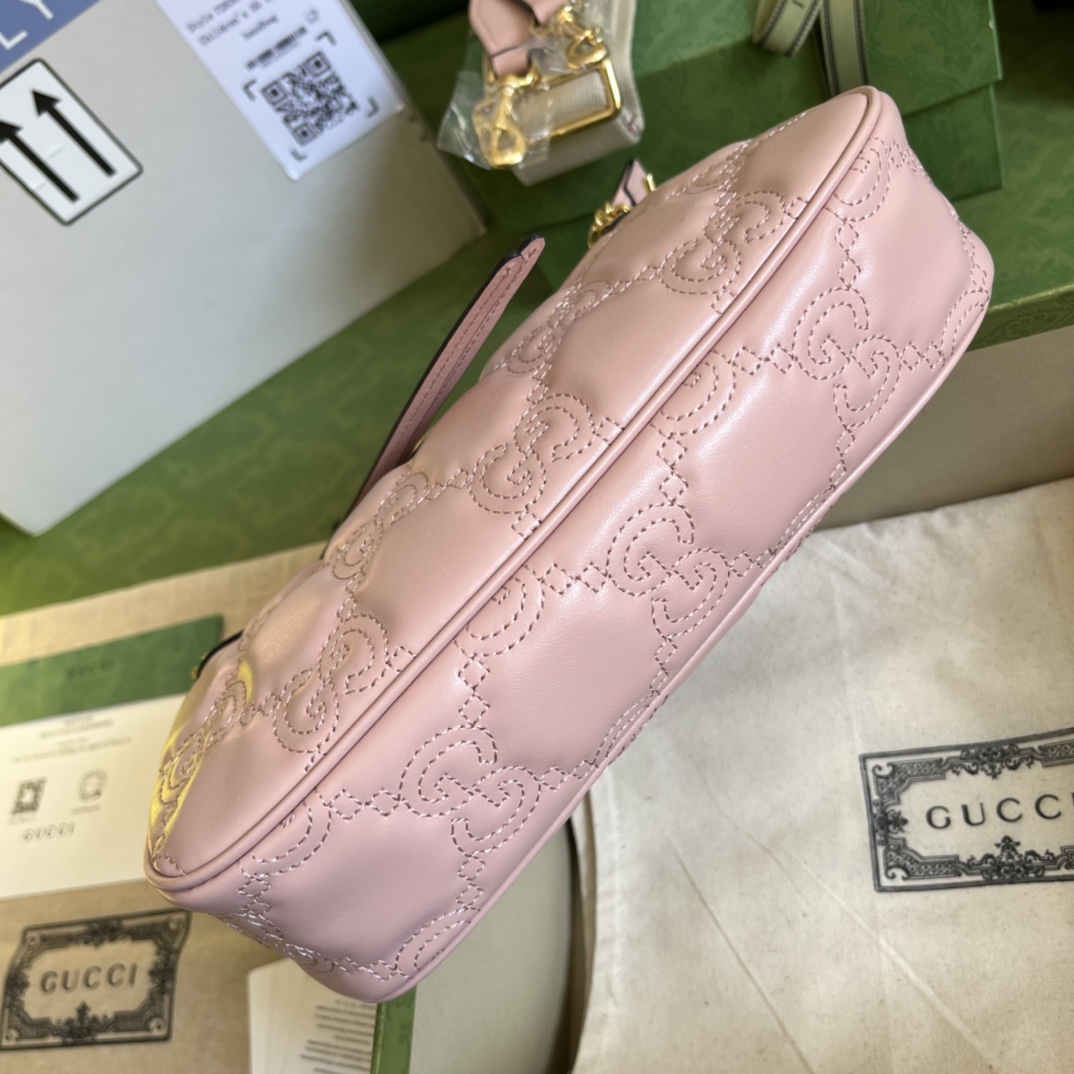 Gucci GG Matelassé Handbag(25-15-8cm) - EUR FASHION