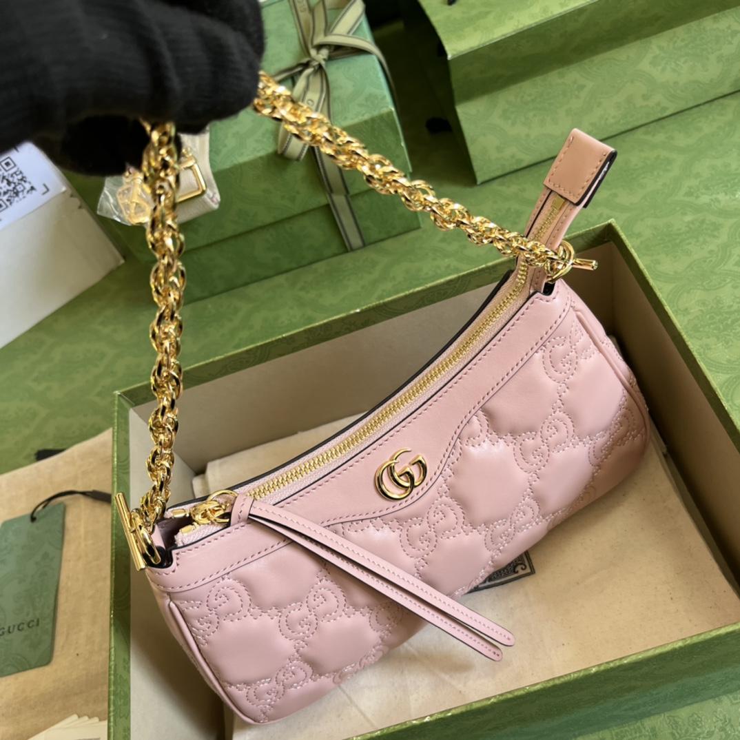 Gucci GG Matelassé Handbag(25-15-8cm) - EUR FASHION