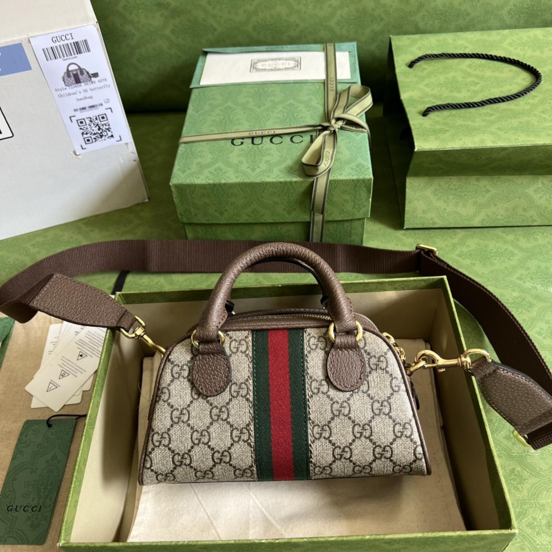 Gucci Ophidia GG Mini Top Handle Bag(21-12-10cm) - EUR FASHION