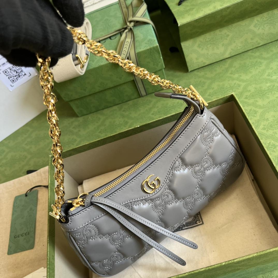 Gucci GG Matelassé Handbag(25-15-8cm) - EUR FASHION