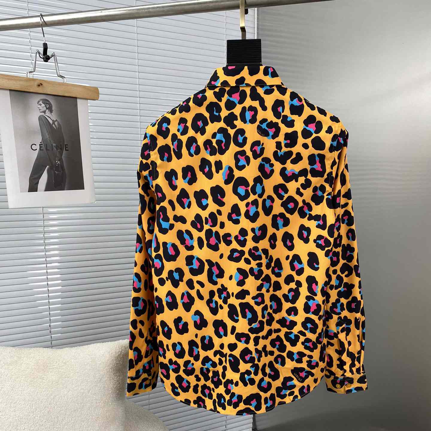 Versace Daisy Leopard Shirt - EUR FASHION