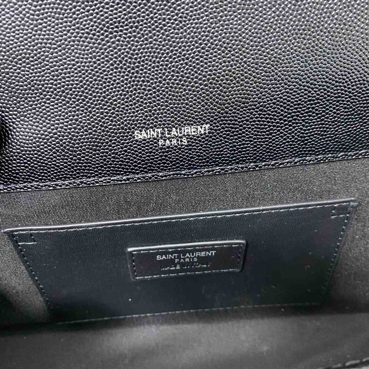 Saint Laurent Kate Medium Chain Bag In Grain De Poudre Embossed Leather - EUR FASHION